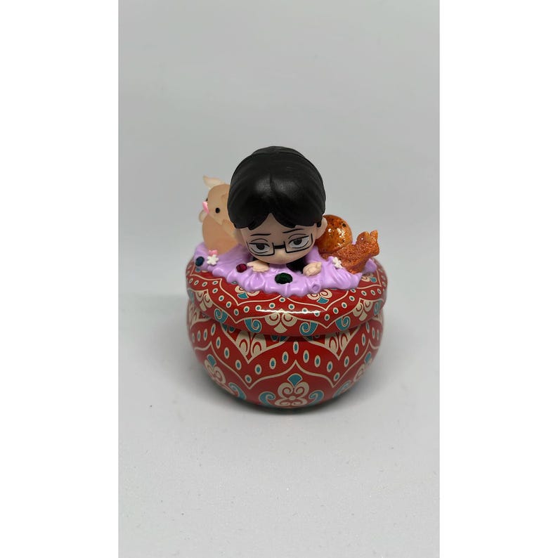 Handmade Jujutsu Kaisen Inspired Movie Jewellery Trinket Box / Bowl - Unique Anime Gifts - Jewellery Holder for Anime Lovers