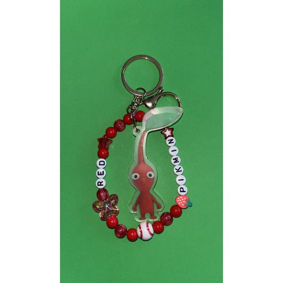 Pikmon Beaded Keychain: Game Bag Charm - Etsy