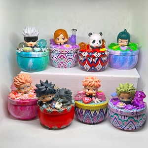 Handmade Trinket Box: Supernatural Anime Jewellery Holder Trinket Tin image 1