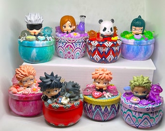 Handmade Trinket Box: Supernatural Anime Jewellery Holder Trinket Tin