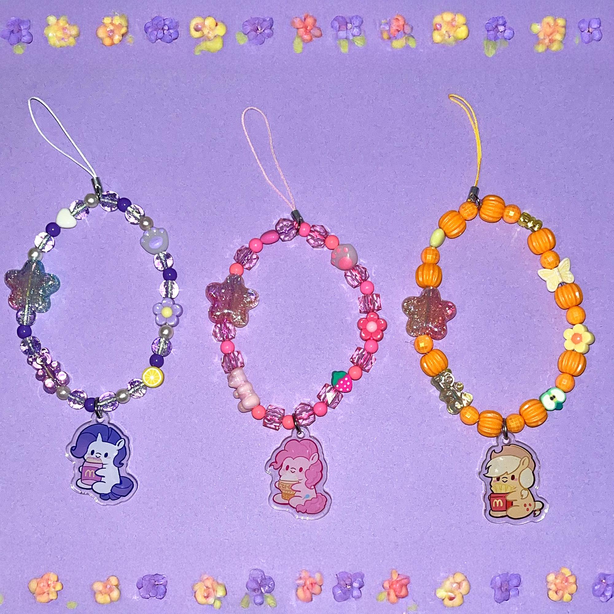 Pony Beads Phone Charm - Etsy