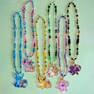 Monster Inspired Evolution Deluxe Beaded Necklaces - Cute, Unique, and Collectible Accessories - Anime fans!