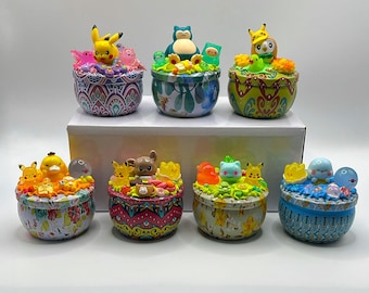 Handmade Anime Monster Trinket Box – Miniature Keepsake, Gamer Gift