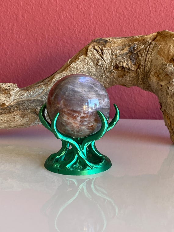 Mystical Tree Crystal Ball Stand – Spiritual Nature Display