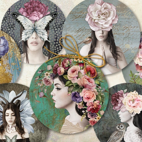 Printable 2.5 and 2 Size Circles BEAUTY AND - Etsy