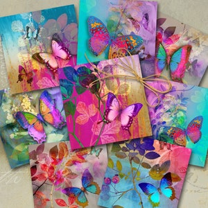 10x10 cm Druckbare PNG + JPG Format Digitaler Download für Untersetzer, Sublimation, Dekor, Magneten, Grußkarten - Magic Touch - von ArtCult