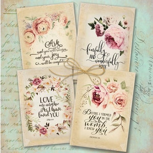 Druckbare Bibelverse Nr. 1 im antiken Stil – PNG-Designs im Format 12,7 x 17,8 cm für Bastelarbeiten, Sublimation, Heimdekoration, sofortiger digitaler Download von ArtCult