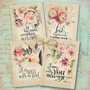 Druckbare antike Stil BIBEL VERSE # 2 - PNG 5x7 Zoll Größe Designs für Handwerk, Sublimation, Wohnkultur, sofortiger digitaler Download von ArtCult