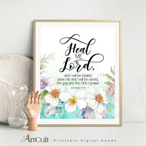Heal Me Oh Lord - Personalized Bible Cover HC02BN