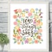 Printable download wall Art bible verse "The lord is my strength & my song" Digital prints 8"x10" and 11"x14" artworks, home decor ArtCult