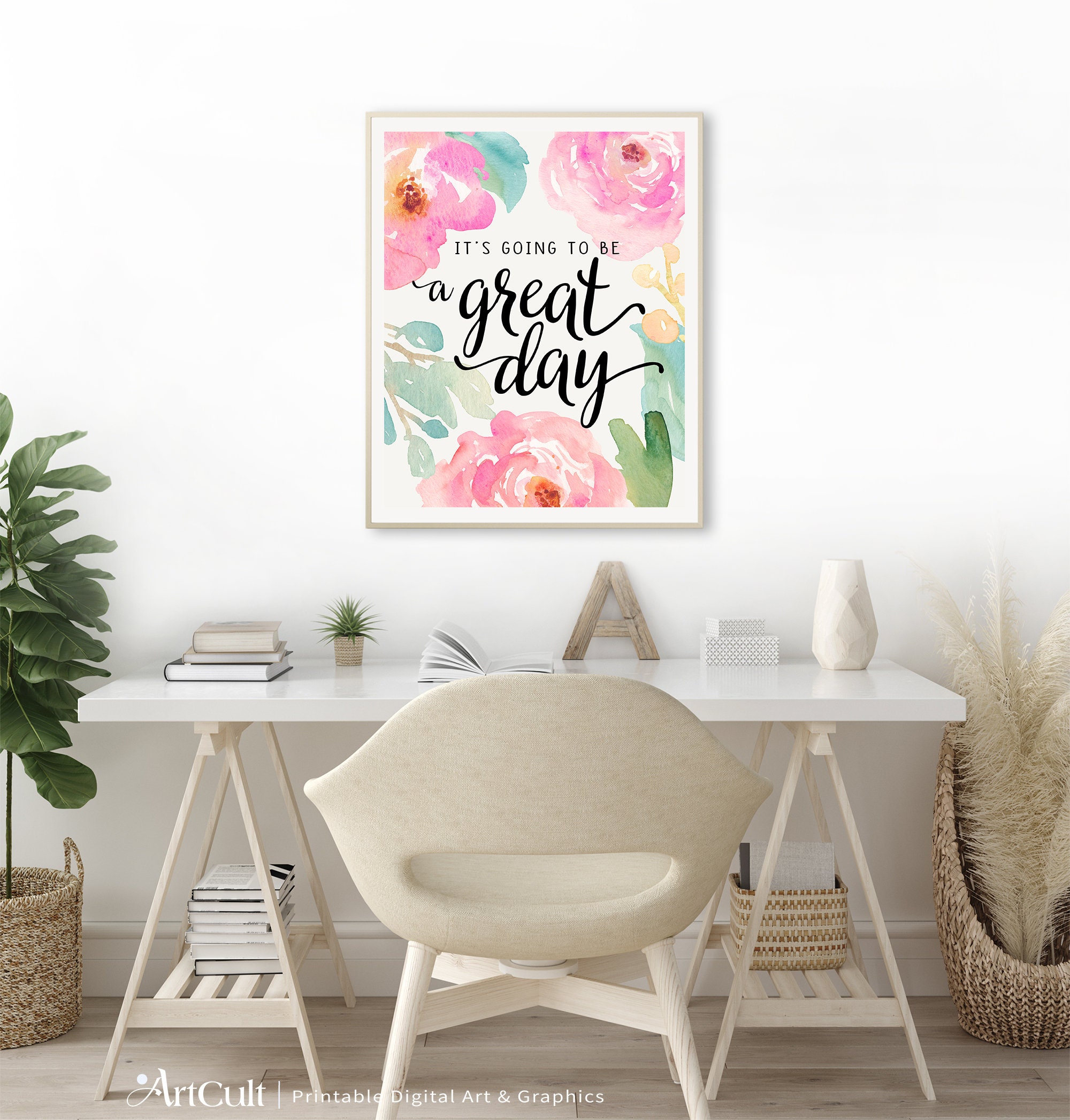 Printable Artwork Digital Download Art Print it's | Etsy