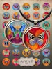 1 inch (25mm) and 1.5 inch Circles BUTTERFLIES Digital Collage Sheet Art Cult Printable images for pendants magnets bottle caps bezel trays 