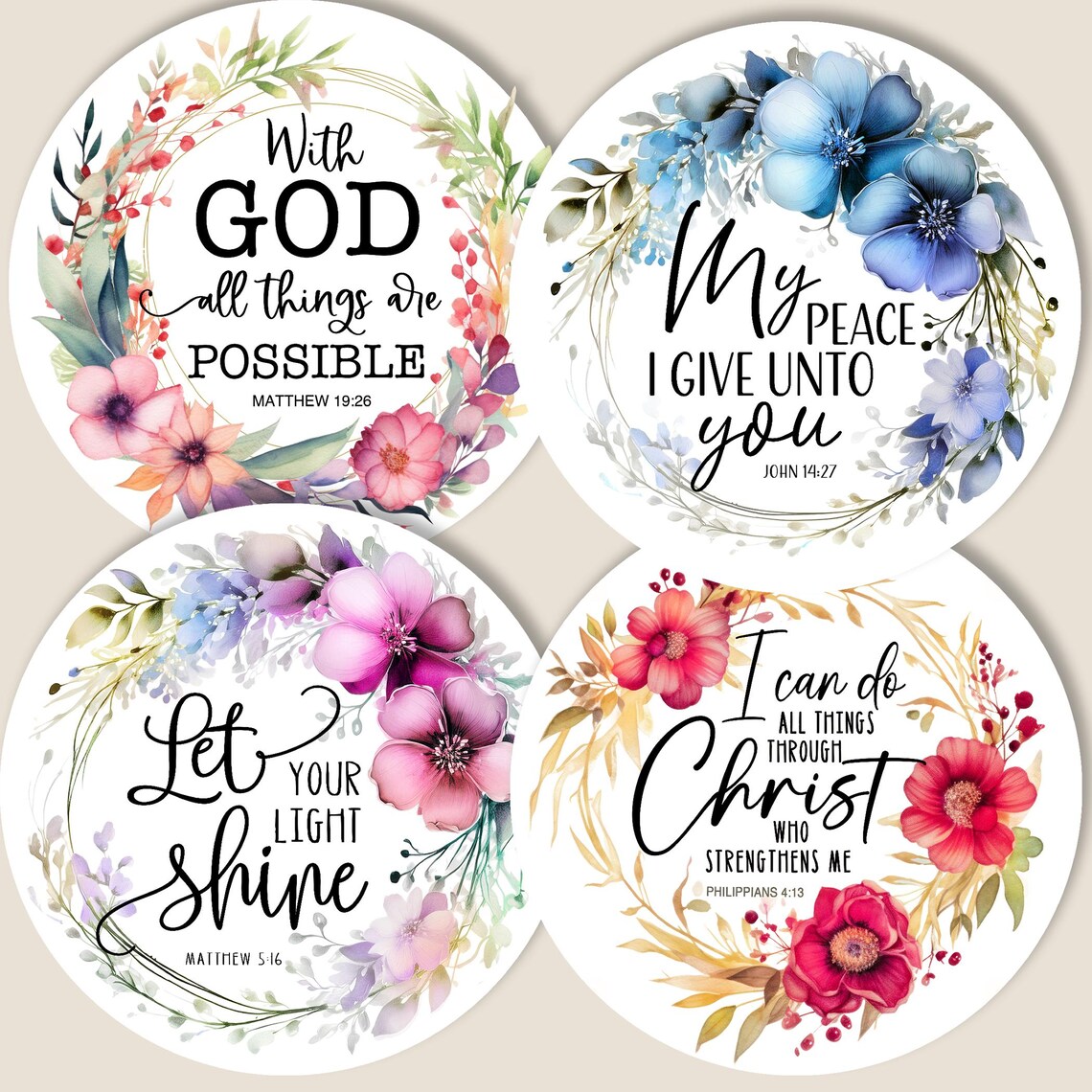Floral Bible Verses 4