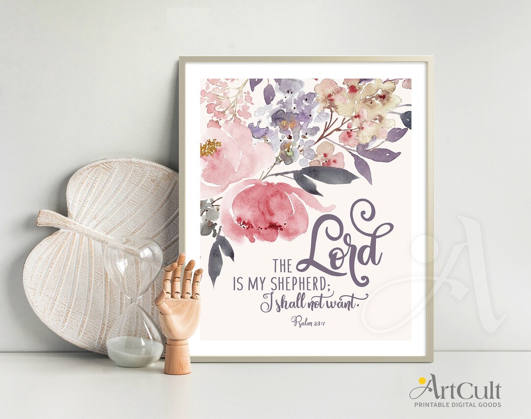 Printable Wall Art Digital Download Bible Verse Inspirational - Etsy