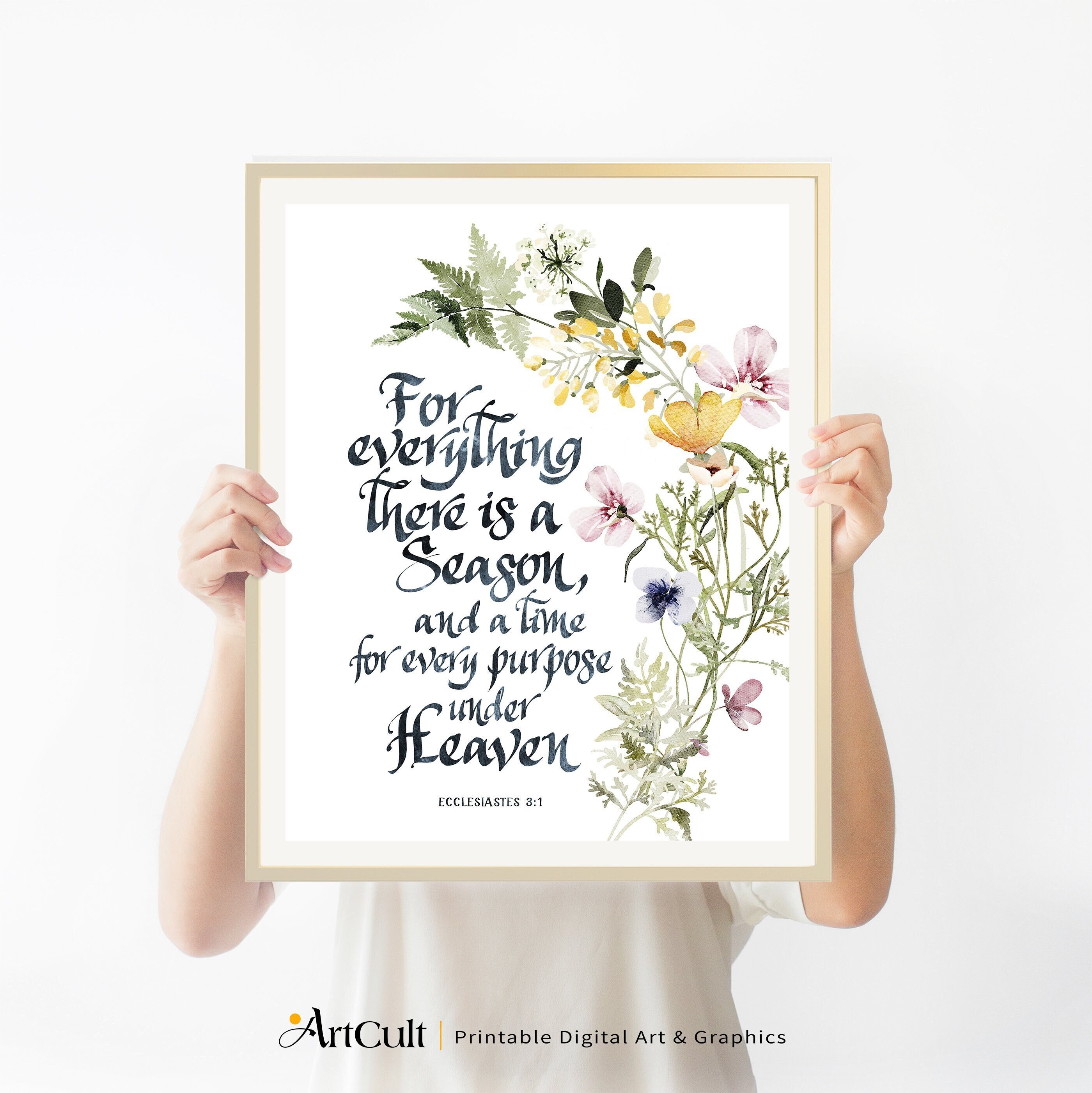 Printable Bible Verse For Everything There Is A Etsy New Zealand Printable Bible Verse For Everything There Is A Etsy New Zealand