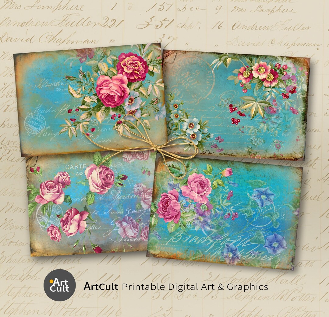 Printable 5x3.5 Size Digital Downloads ENGLISH - Etsy