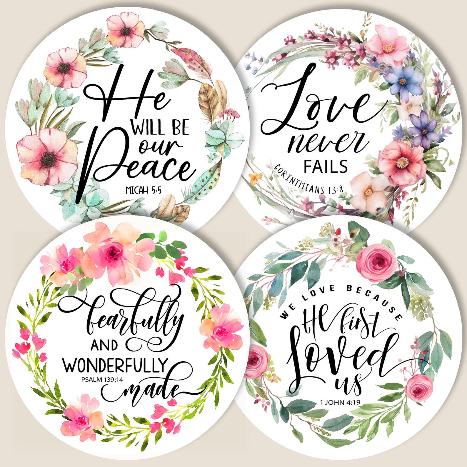 Floral Bible Verses 4