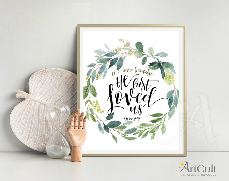 Printable Artwork for Home Decor Bible Verse Scripture - Etsy