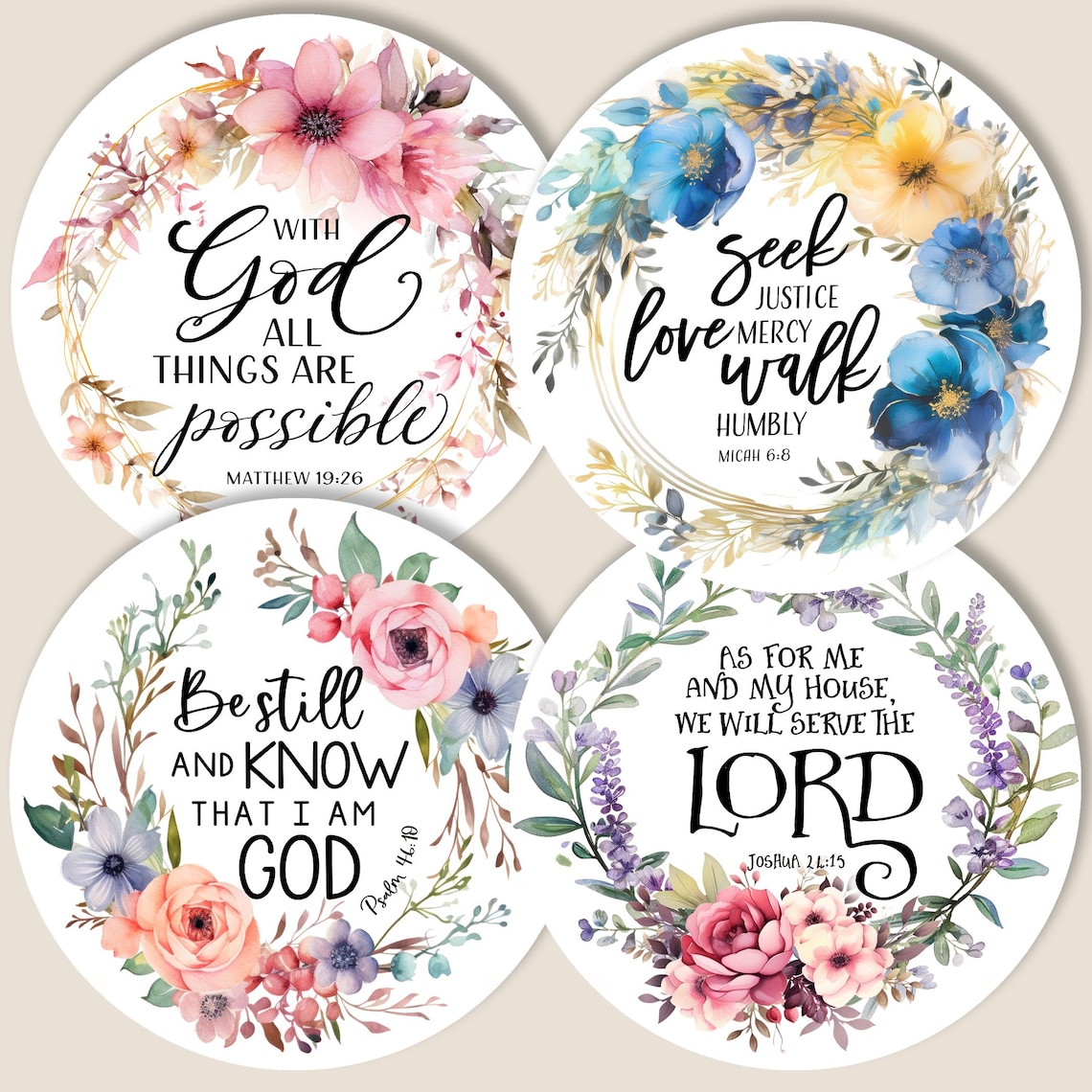 Floral Bible Verses 4