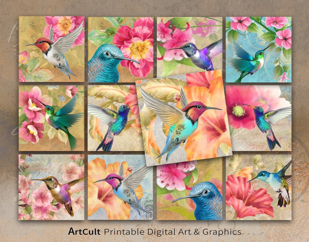 2x2 Inch Printable Designs, Digital Download JPEG + PNG for Magnets ...