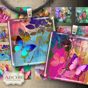 Imprimible 1x1" + 1.5x1.5" imágenes de tamaño SWEET MOMENTS Digital Collage Sheet para colgantes imanes ajustes de bisel proyectos scrapbooking