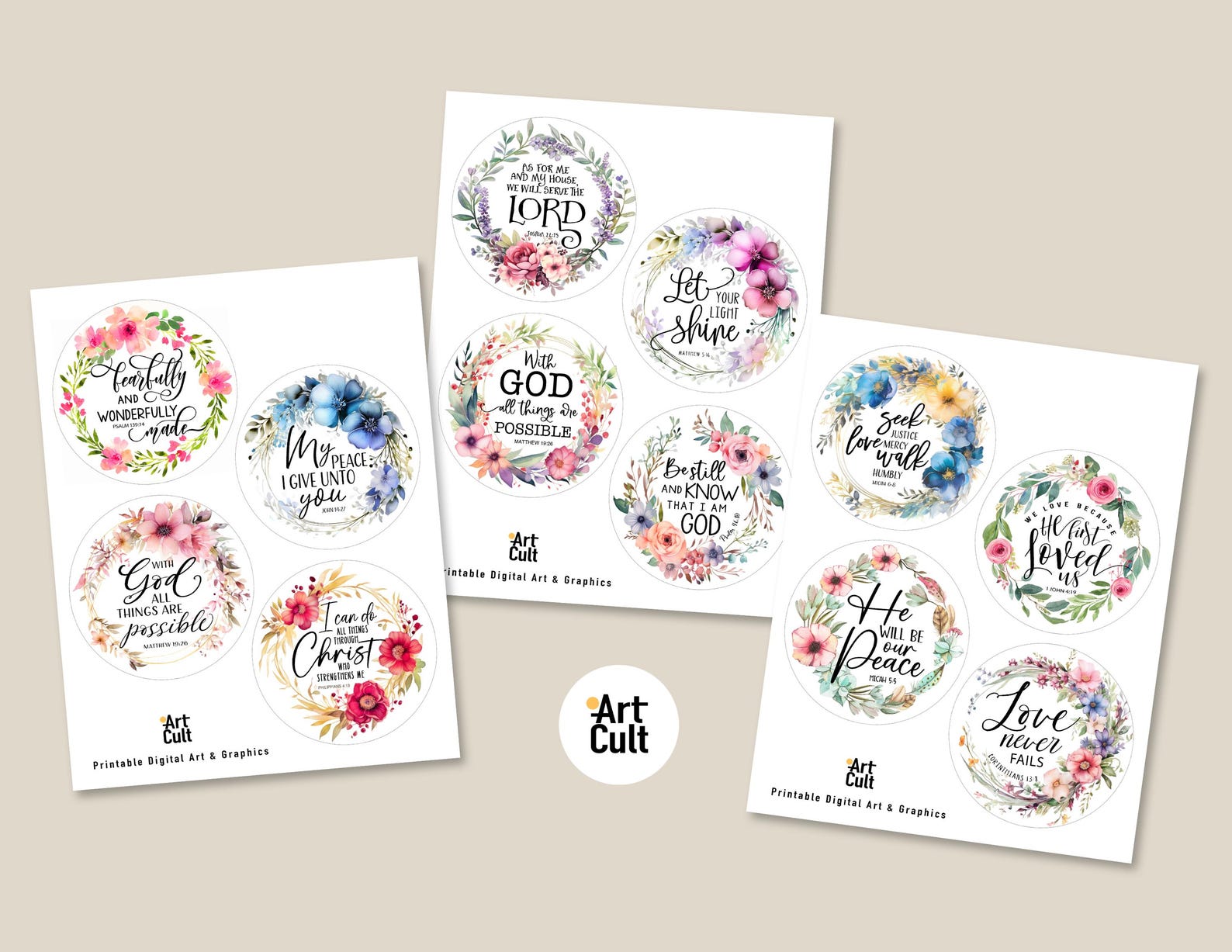 Floral Bible Verses 4