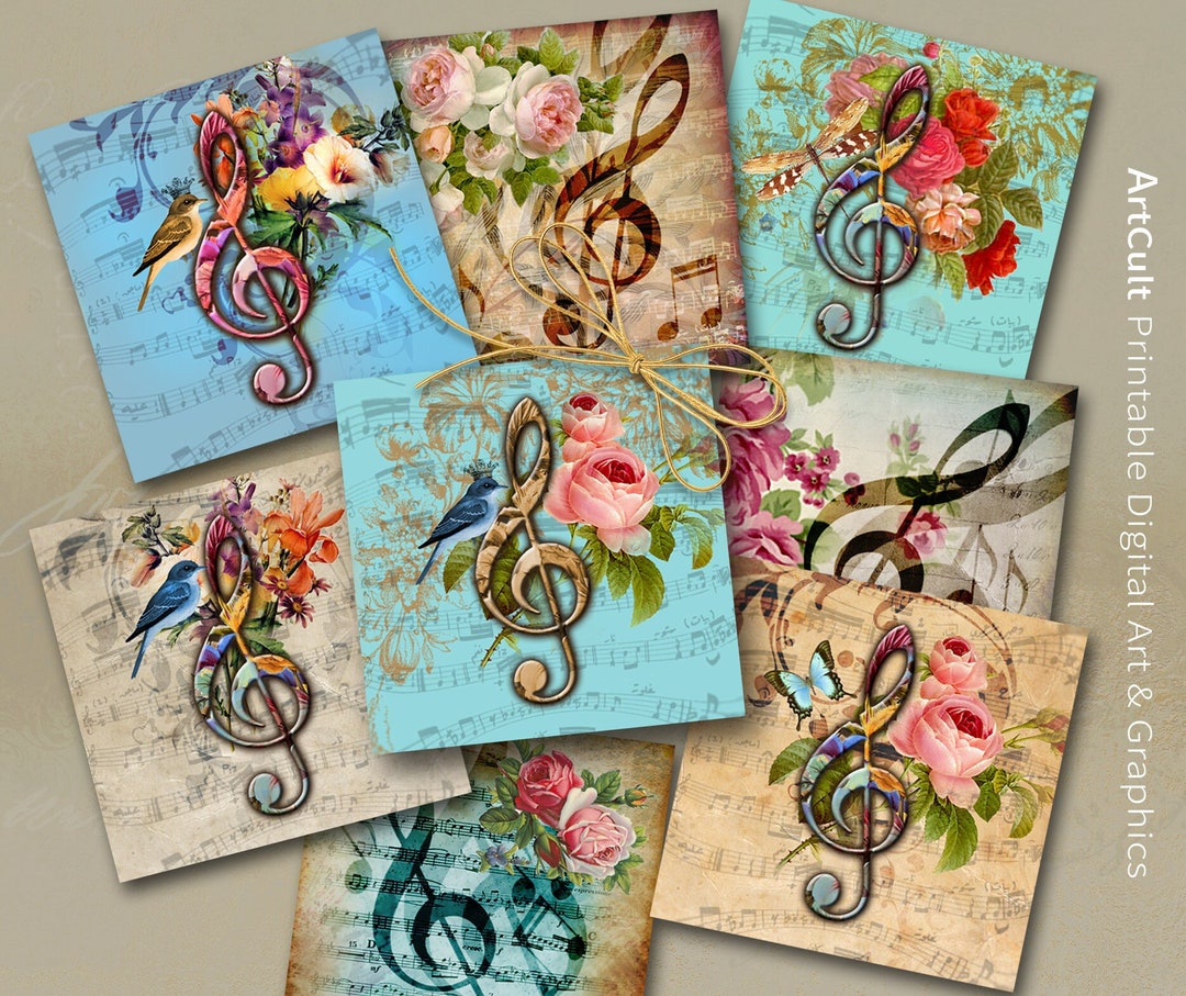 4x4 Inch Printable PNG + JPG Format Digital Download for Coasters ...