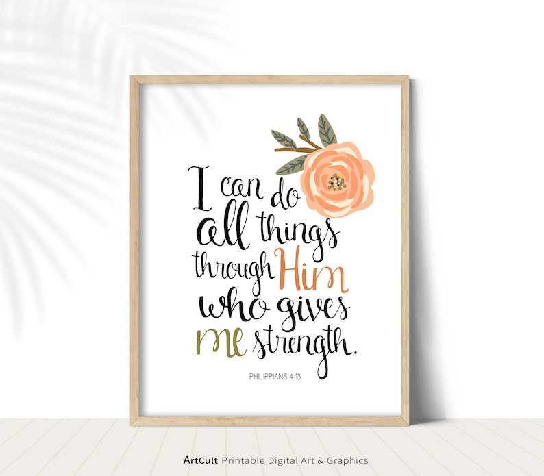 Printable Artwork Instant Digital Download Scripture Bible - Etsy