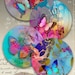 3.5 Size Circle Images Printable Download AUTUMN LEAVES Digital Collage ...