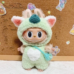 Handmade Labubu Doll Clothes Set - Gelatoni  (Doll Not Included)