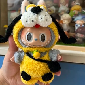 Handmade Labubu Doll Clothes Set - Pluto  (Doll Not Included)