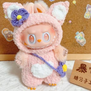 Handmade Labubu Doll Clothes Set - Linabell  (Doll Not Included)