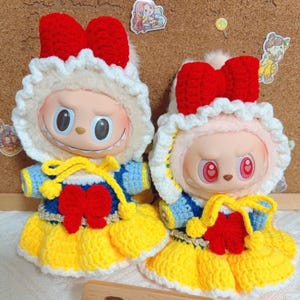 Handmade Labubu Doll Clothes Set  (Doll Not Included)