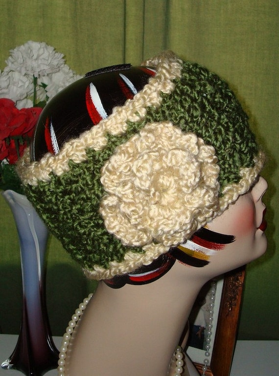 Cloche Hat W-neck Cuff Set/winter 