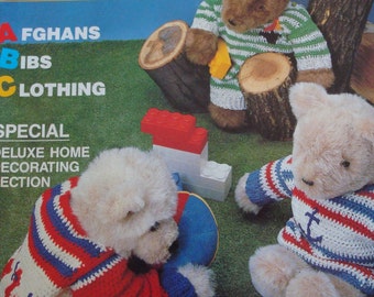 Crochet Fantasy #34 Magazine-March 1987/Crochet Patterns/baby crochet patterns/afghan crochet patterns/crochet stuffed animal patterns