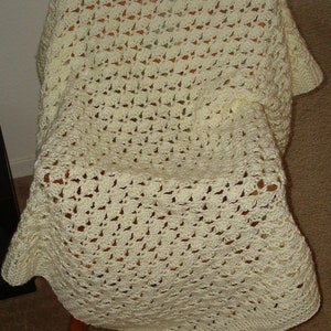 Cuccecca coperta all'uncinetto a mano afghana per neonati / coperta molto morbida / coperta per bambini / coperta per bambina / coperta per bambini / accessori per bambini / afghano