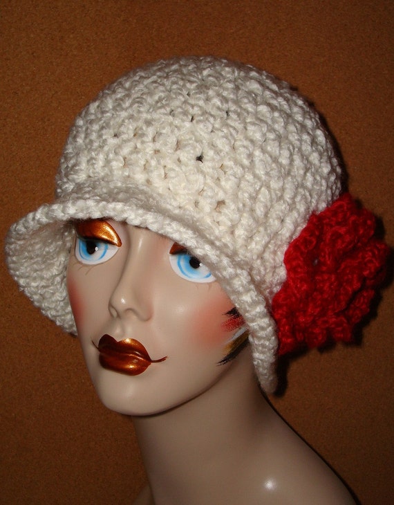 1920's style crochet hat