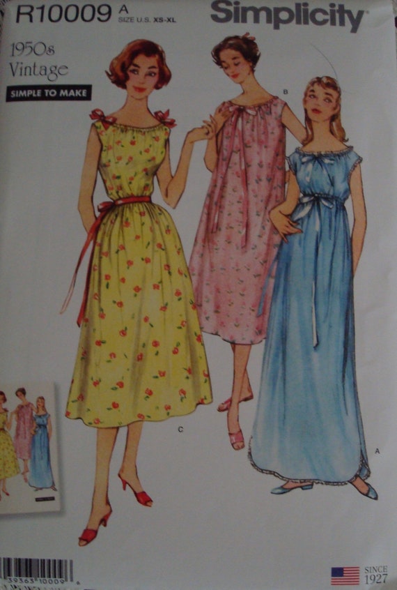 1950's style nightgowns