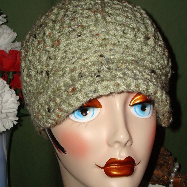 Pattern Crochet Urban Girl Newsboy Cap (Pattern in PDF Format in digital download)/May sell the finished product/Women's accessories/hat