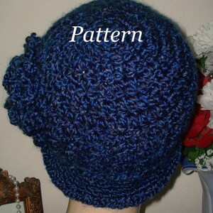 Pattern Crochet 1920s Sarah Crossed Over Stitch Cloche Flapper Hat Pattern In PDF digital download May Sell The Finished Product image 4