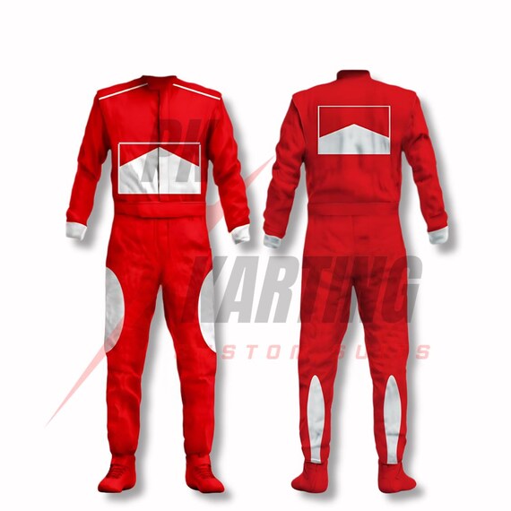 Go Kart Racing Suit - Custom F1 Karting Suit, Hand/Machine Made, Level 2 Approved, Personalized F1 Suit| Customizable Suit| Name, Flag etc