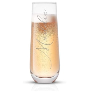 Personalisiertes Champagnerglas