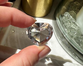 高品質のファセットレムリアンクォーツハート - Etsy 日本