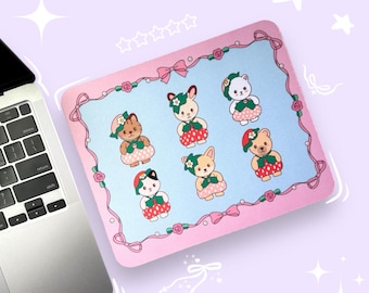 Strawberry critters Mousepad