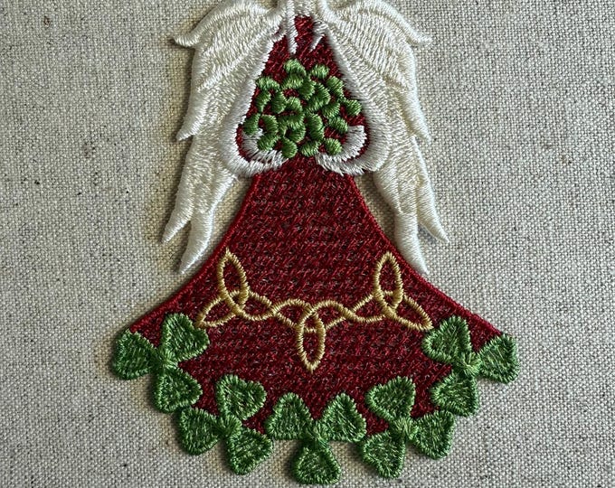 My Irish Angel | Embroidered Lace Angel | Free Standing Lace - Etsy