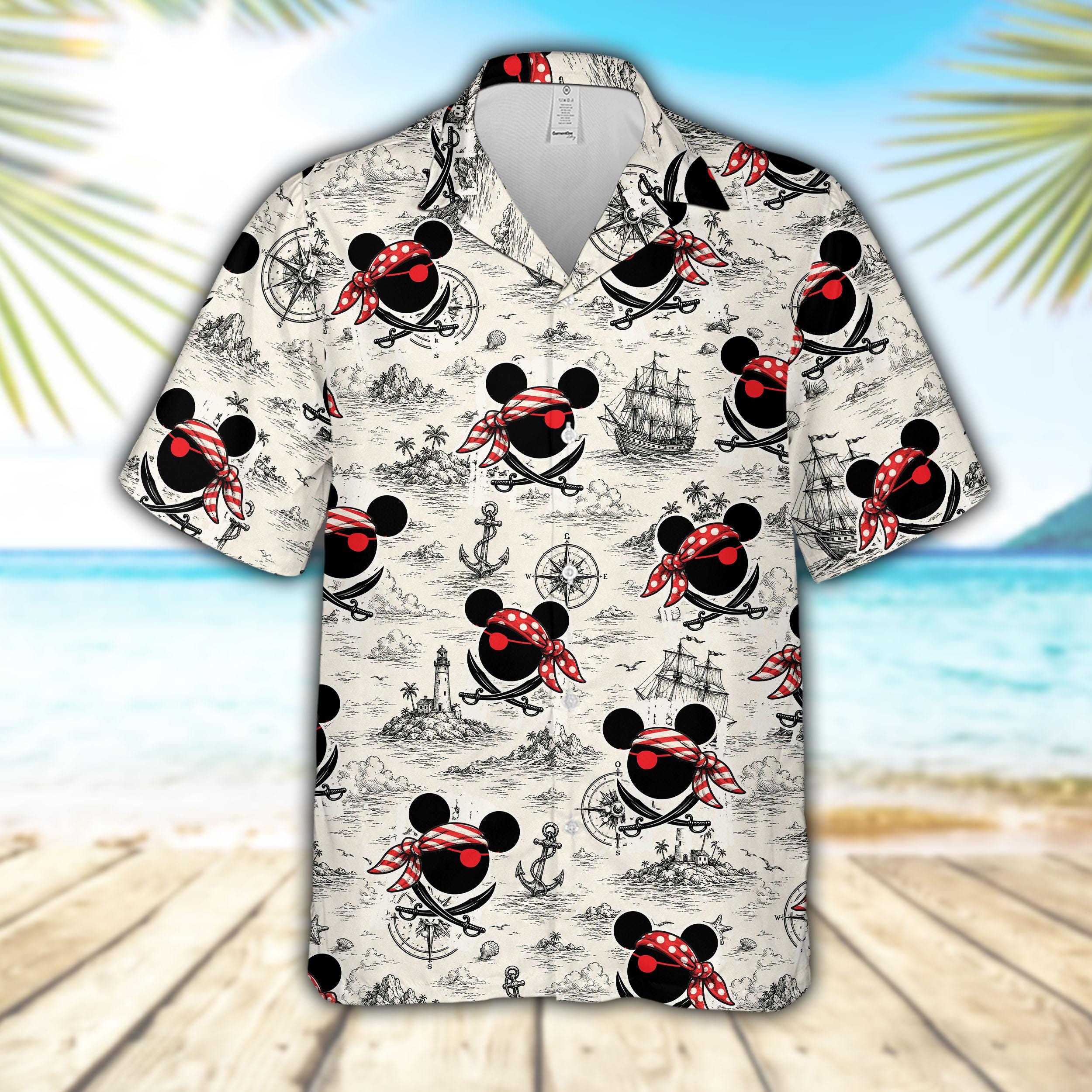 Pirates of caribbean hawaiian shirt - Etsy 日本