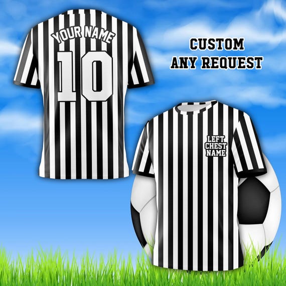 Custom Black White Pinstripe Jersey All Over Print Shirt