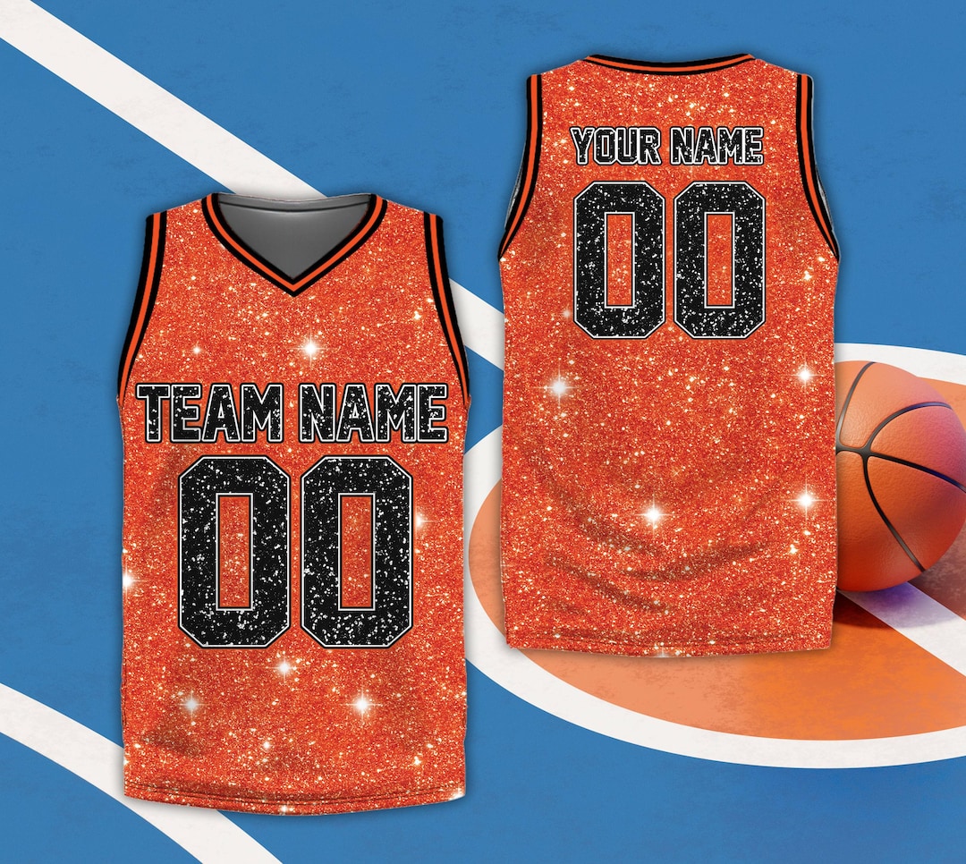 Orange Sublimation Basketball Orange Basketball Jersey Dress