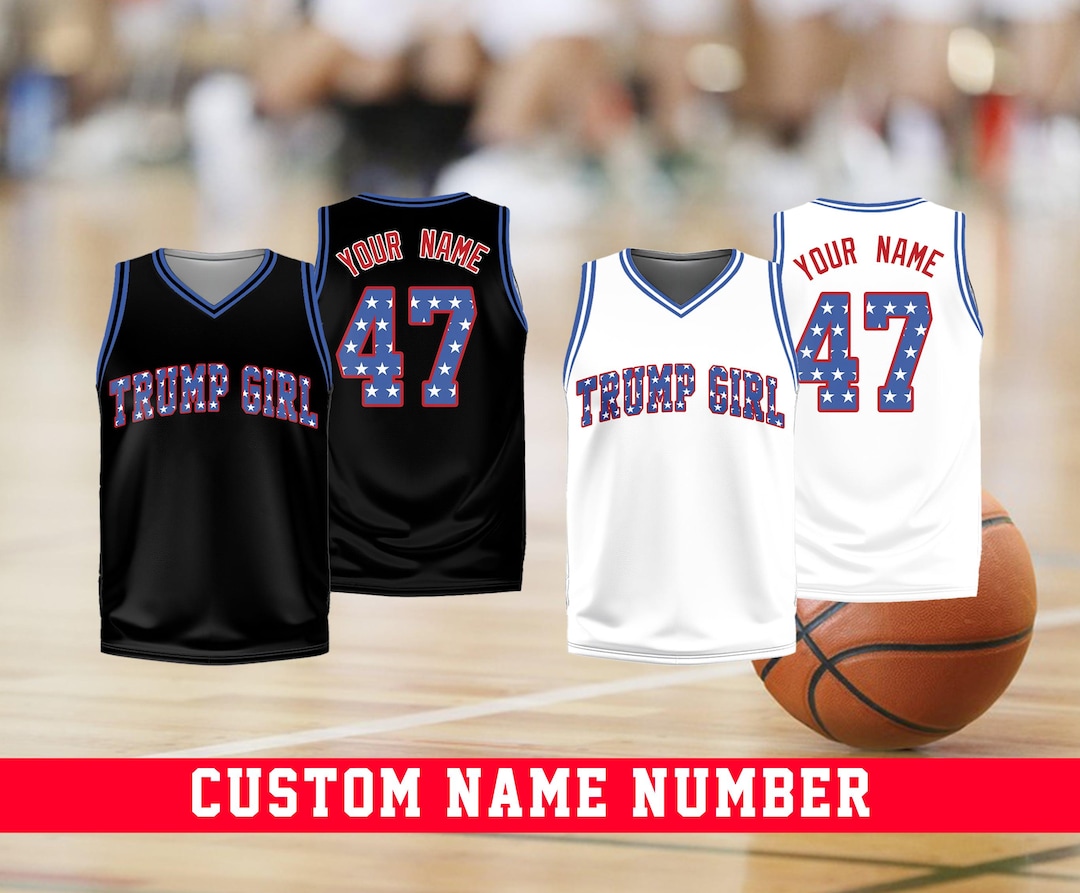 Trump 47 USA Basketball Jersey - Stitched Mens Jersey S-3XL