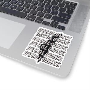 Support Palestine Stickers, Palestine Art Decal, Palestine Pin, Decolonize Sticker, Political Laptop Decal, Palestine Flag Sticker